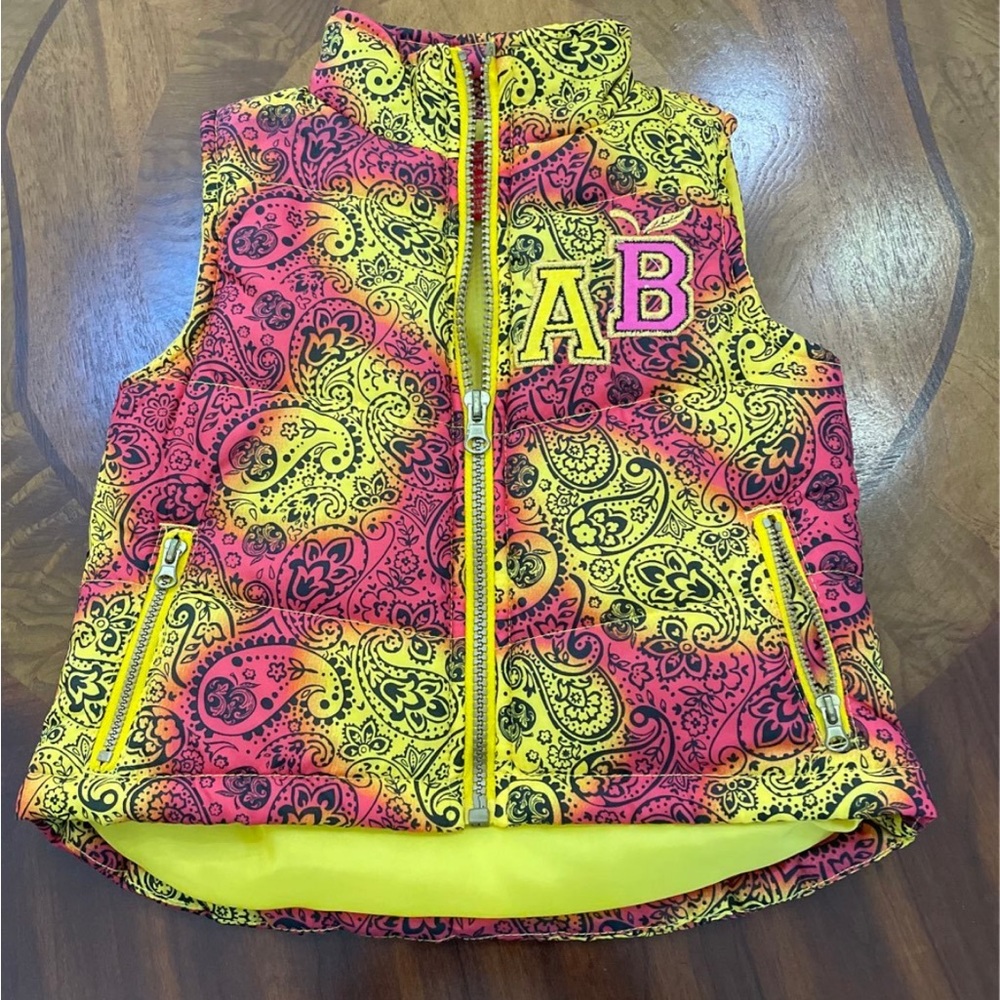 Apple bottoms puffy vest toddler girls